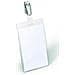 conf. 25 Badge verticale PVC con clip in metallo 8002-19 - Foto miniatura 2