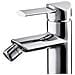 Miscelatore per bidet rubinetto da bagno finitura cromo mod Lubecca - Foto miniatura 4