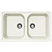 Lavello FOMN200A07 2 Vasche Dimensioni 86x50 cm colore Bianco Alpina serie Formhaus - Foto miniatura 2