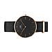 Orologio Donna Oro Rosato Classic Black Cornwall Quadrante Nero Cinturino Tessuto - Foto miniatura 2