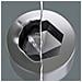 05003823001 Bussole un Inserto con attacco da 1/2con ritegno Vite, Argento, 7,0 x 60 mm - Foto miniatura 2