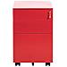 Mobiletto Portaoggetti In Metallo Rosso Con 3 Cassetti Poma - Foto miniatura 6