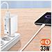 Mi 33w Wall Gan Fast Charger (typec + Type A)  - Foto miniatura 2