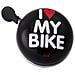 Campanello I Love My Bike Colore Nero - Foto miniatura 2