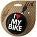 Campanello I Love My Bike Colore Nero - Foto miniatura 1