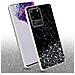 Custodia Compatibile Con Samsung Galaxy S20 Ultra In Nero Con Glitter - Coperchio Protettivo In Silicone Tpu Flessibile Con Glitter Scintillanti - Foto miniatura 3