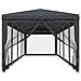 Tenda Per Feste 10 Pareti Laterali In Rete Antracite 3x12m Hdpe - Foto miniatura 3