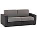 Divano Letto Alicia, Divano A 3 Posti, 100% Made In Italy, Sofà Soggiorno Con Apertura Girevole, In Tessuto Imbottito, Con Braccioli Slim, Cm 200x95h90, Grigio E Antracite - Foto miniatura 2