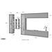 Parete Attrezzata Gustavo, Set Salotto Porta Tv A 4 Ante, Mobile Soggiorno Multiuso Con Vetrina E Luce Led, 100% Made In Italy, Cm 350x30h180, Antracite - Foto miniatura 3