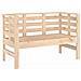 Panca da Giardino 111,5x53x71 cm in Legno Massello di Pino - Foto miniatura 2