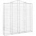 Cesto Gabbione Ad Arco 200x30x200/220 Cm Ferro Zincato - Foto miniatura 1