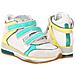 Sneaker Alta Da Donna Con Zeppa In Pelle D3221a-00021 - Foto miniatura 3