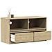 Mobile Tv Sauda Rovere 99x43x55 Cm In Legno Massello Di Pino - Foto miniatura 1