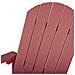 Sedia A Dondolo Rosso Adirondack - Foto miniatura 4
