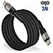 Cavo Usb-c / Usb-c Power Delivery 60w Quick Charge 4.0 2 Metri, Nero - Foto miniatura 5