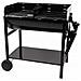 Jumbo Barbecue Carrello Carbone (combustibile) Nero - Foto miniatura 1