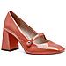 Orange Elegant Closed Pumps High Scarpe Con Tacco Sintetico E Tessile Scarpe Donna Arancia Eu 40, 1-22437-42 606 - Foto miniatura 1