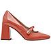 Orange Elegant Closed Pumps High Scarpe Con Tacco Sintetico E Tessile Scarpe Donna Arancia Eu 40, 1-22437-42 606 - Foto miniatura 2