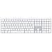 Tastiera Wireless CC33114  (Layout Tedesco) Colore Bianco - Foto miniatura 1