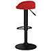 Sgabello da Bar Rosso Vino in Velluto - Foto miniatura 6