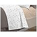 Completo Lenzuola Letto 100% Cotone Made Italy 3027 Disegno Goccia Piazza E Mezza Beige - Foto miniatura 4