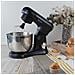Planetaria Impastatrice Kr250 Per Pasticceria, Potenza 1500 W, 10 Velocità, Ciotola Acciaio Inox Da 5 Litri, 3 Accessori, Coperchio Trasparente, Colore Nero Opaco - Foto miniatura 7