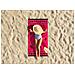Telo Mare Grande 100x180 Spugna Spiaggia Piscina Maui Big Geko D11 Telo Mare Fucsia - Foto miniatura 4