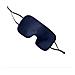 Mascherina Per Occhi In Seta Double-face Regolabile Per Dormire Navyblue - Foto miniatura 2