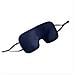 Mascherina Per Occhi In Seta Double-face Regolabile Per Dormire Navyblue - Foto miniatura 1