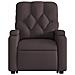 Poltrona Alzapersona Reclinante Elettrica Marrone Scuro Tessuto - Foto miniatura 9