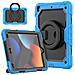 Custodia Per Ipad 9/8/7 10.2” Con Supporto E Tracolla Blu - Foto miniatura 1