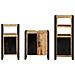Set di mobili per il bagno 3 pcs Legno di mango massello - Foto miniatura 7