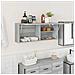 Mobile da Bagno Grigio Sonoma 100x25x40 cm in Truciolato - Foto miniatura 2