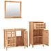 Set Mobili da Bagno 3pz in Legno Massello di Noce - Foto miniatura 3
