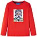 Maglietta per Bambini a Maniche Lunghe Rossa 92 - Foto miniatura 1