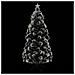 Albero Di Natale Preilluminato Con Supporto E Led 210 Cm Fibra Ottica - Foto miniatura 4