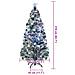Albero Di Natale Preilluminato Con Supporto E Led 210 Cm Fibra Ottica - Foto miniatura 8