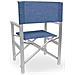 Sedia Regista Ketty In Alluminio Con Seduta E Schienale Blu X 2 Pieghevole - Foto miniatura 4