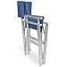 Sedia Regista Ketty In Alluminio Con Seduta E Schienale Blu X 2 Pieghevole - Foto miniatura 5