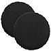 Cuscini per Seduta 2 pcs Nero Ø 40 x 13 cm Velluto - Foto miniatura 1