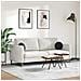 Cuscini per Seduta 2 pcs Nero Ø 40 x 13 cm Velluto - Foto miniatura 4