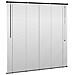 Tenda Veneziana Regolabile Nero 150 x 140 cm PVC - Foto miniatura 5