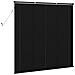 Tenda Veneziana Regolabile Nero 150 x 140 cm PVC - Foto miniatura 6