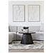 Portavaso In Ceramica Grigia Costolata Vikasa Home Ø15x15 Cm - Foto miniatura 5