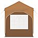 Tenda per feste a pop-up 192 x 192 x 245 cm Beige - Foto miniatura 7