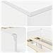 Struttura Letto Loft con Armadietto con porta 3 pcs Bianco - Foto miniatura 6