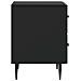 Armadio da Notte con cassetto 2 pcs Nero 43 x 34,5 x 47,5 cm - Foto miniatura 6