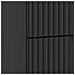 Armadio da Notte con cassetto 2 pcs Nero 43 x 34,5 x 47,5 cm - Foto miniatura 8