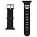 Karl Lagerfeld Klawlslck Cinturino Per Apple Watch 42/44 / 45 Mm Nero / Cinturino Nero In Silicone Choupette Heads - Foto miniatura 1