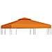 Telo di Ricambio per Gazebo 310g /m² Arancione 3x3m - Foto miniatura 1